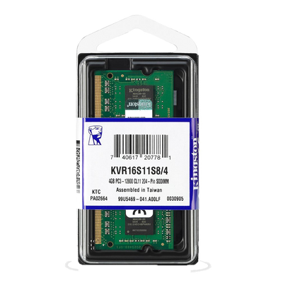Kingston KVR16S11S8/4 Go SODIMM Value Mémoire RAM 4Go 1600MHz