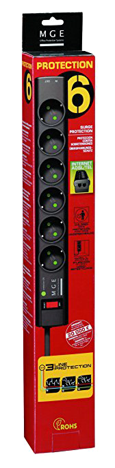 Eaton O.P.S Protection Strip - Parasurtenseur (externe) - 6 conect de sortie