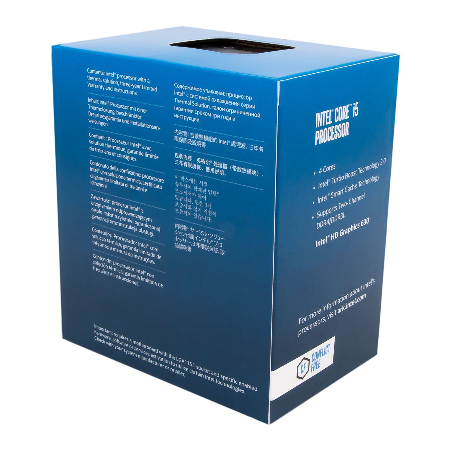 Intel Core Kabylake i5-7500 Processeur 3,40 GHz