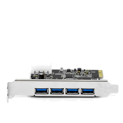 CSL – USB 3.0 Carte contrôleur PCI Express 4 ports (Super Speed) | carte interface USB 3.0 | nouveau modèle / nouveau pilote | HUB USB interne | compatible Windows 10