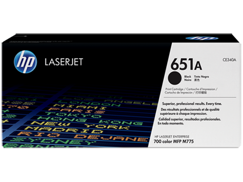 HP 651A Black Original LaserJet Toner Cartridge